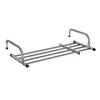 Adjustable Balcony Hanging Rail Scalable Clothes Organizer Racks  Indoor/Outdoor