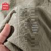 Men's Three-Proof Textured Long Sleeve Casual Shirt