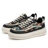 Fashion Round Tip Flatform White Mens Tennis Mary Jane Rainbow Shoes Men Blue Sneakers Men Sports Luxury Brand Outings Krasofka