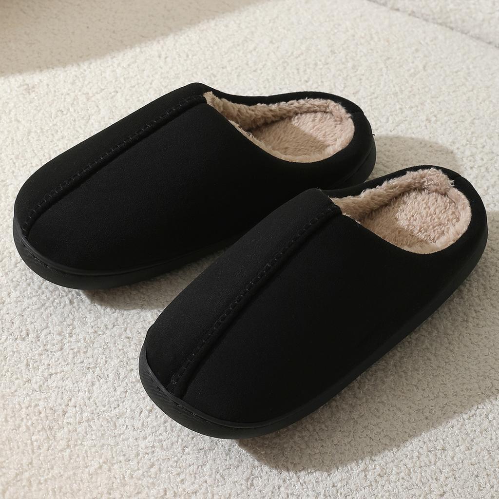 House Slippers for Women Soft Cotton Slippers Men's Autumn and Winter 2025 New Indoor Plush Slippers Women's Winter Warm