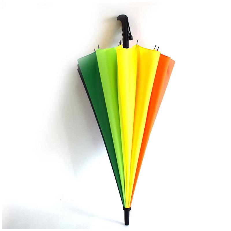 Rainbow Stripe Straight Umbrella