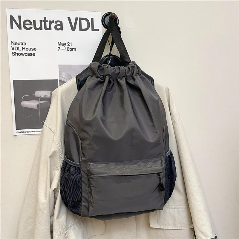 Schoolbag Bundle Bag Drawstring Bag Large Capacity Waterproof Travel Backpack Football Training Bag Large Capacity Basketball Backpack
