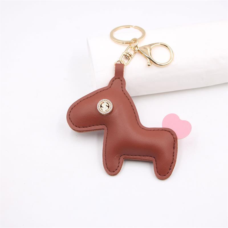 

Модный Милый Лошадь Сердце Хвост Пони ПУ Кожа Брелок Подвеска Цепочка для Телефона Подвеска для Сумки Украшение для Рюкзака Аксессуар Подарок кофейный