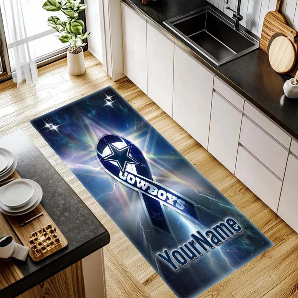Dallas Customize Your Name Kitchen Rug Runner Rug Laundry Mat Hallway Entryway The Best Gift Choice