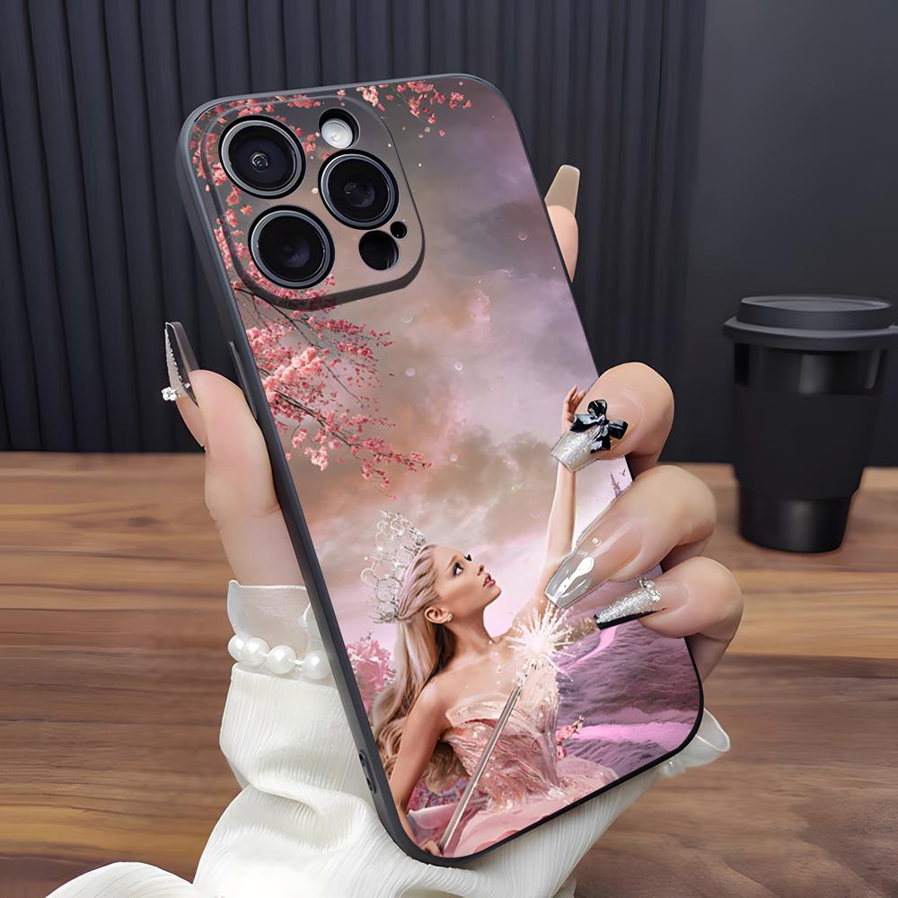 A-Ariana Grande Wicked Phone Case For IPhone 17 Pro Max 15 Pro 16 14 Plus 12 13 Mini 11 Pro Shockproof Soft Cover