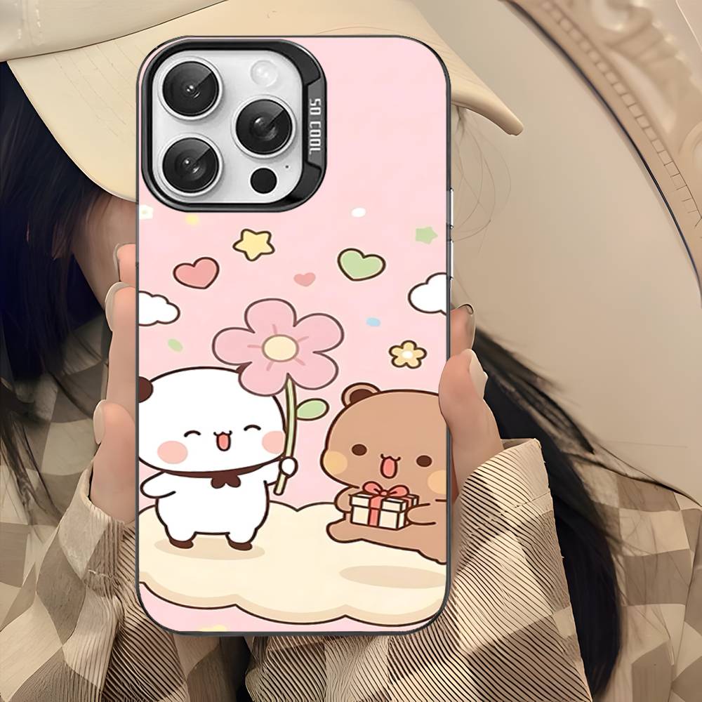 

Чехол для телефона BuBu And DuDu для IPhone 17 16 15 14 13 Pro 12 11 Pro Max PLUS Цветная задняя крышка iPhone 14 plus