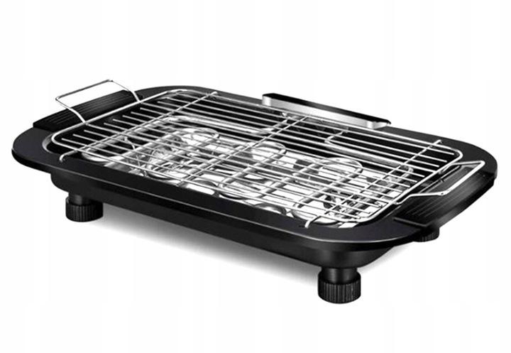 Grill Elektryczny Barbecue Bbq Domowy Termostat Regulacja Taca 2000W Ag225D