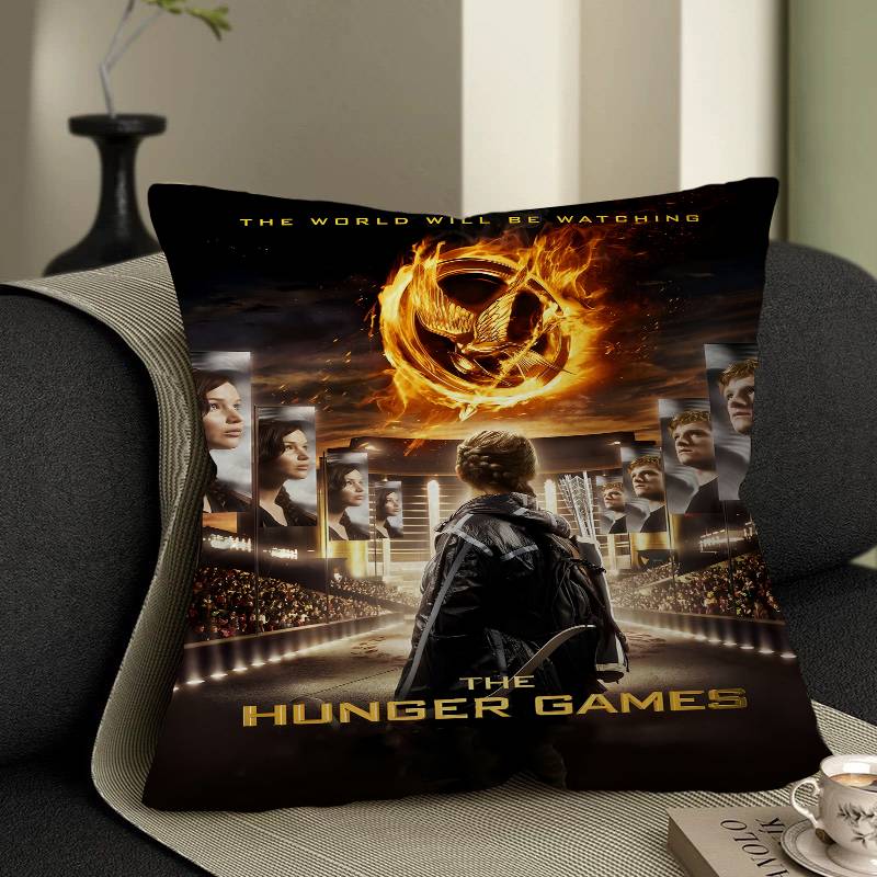 Classic Movie The Hunger Games Pillow Cushion Cover Pillowcase Living Room Sofa Home Decor Customized