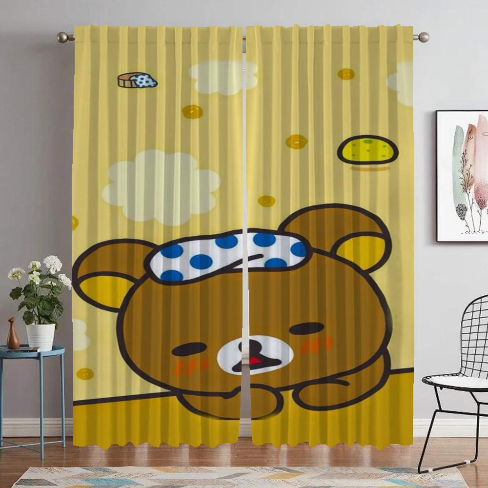 

Rilakkumas Modern Living Room Curtains for Camera Blackout Curtain Partition Home Interior Curtains 2 Pieces Shades Kitchen W50xH70cmx2pcs-CL