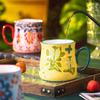 Pastoral secret cup household ceramic mug water cup office couple cup coffee cup breakfast cup tea cup