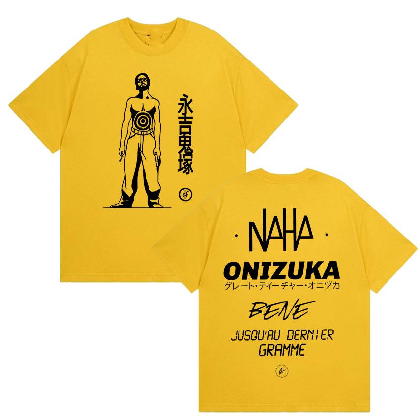 Le Monde Chico French Rap PNL Onizuka Album Print T Shirts Men Women Harajuku Fashion Retro Oversized Cotton T-shirt Streetwear