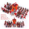 Medieval Age Castle Knights Spartan Warriors Crusader Roman Legion Infantry War Horse Chariot Building Bricks Blocks Figures Toy