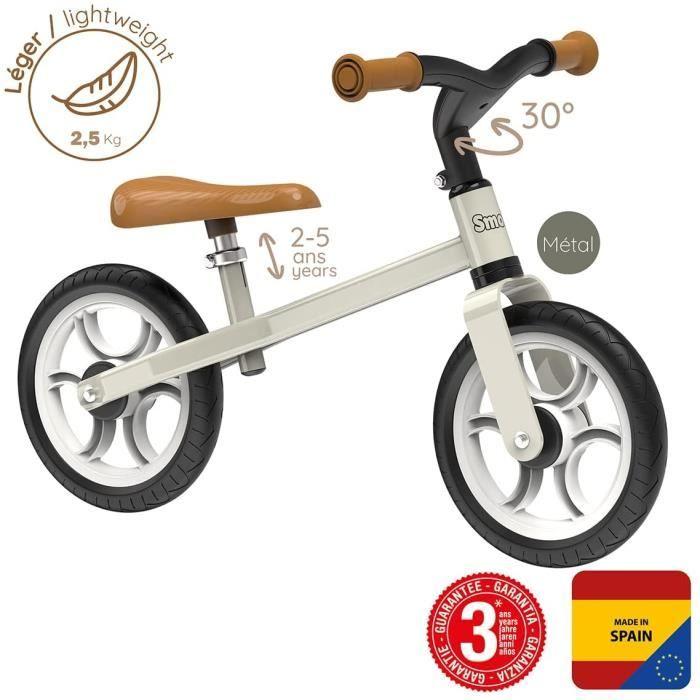 Draisienne - SMOBY - First Bike - Ultra légère - Réglable - Mixte