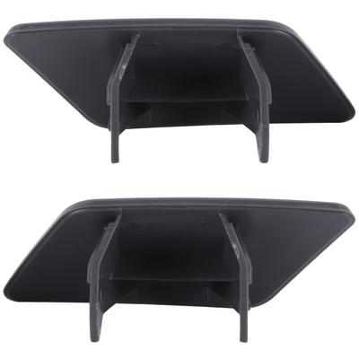 2pcs Bumper Headlight Washer Cover Lid Left Right 51112993585 51112993586 Fit for X1 E84 09‑12