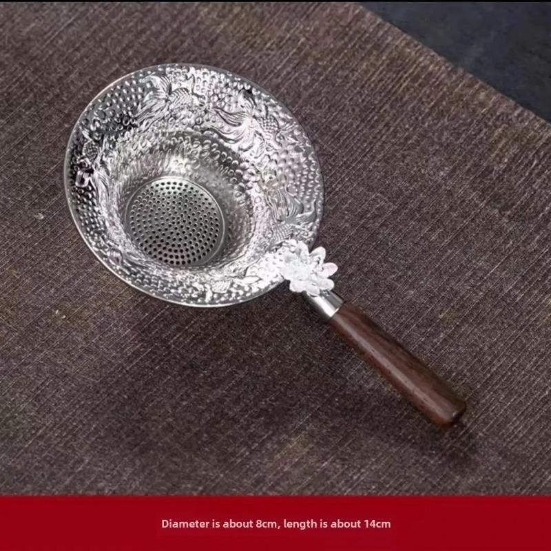 Mental Mesh Tea Strainer Stainless Steel Filter Sieve Teaware Lace Tea Drain Useful Tea Infusers Kitchen Accessories
