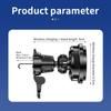 15W Magnetic Car Mount Charger 360° Rotation Wireless Charging Phone Cooling Car Charger for iPhone 16 15 14 13 Pro Max Mini