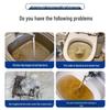Powerful Quick-Acting Pipe Dredging Gel for Kitchen & Toilet Clogs with Grease Dissolving & Deodorizing Action