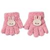 Children's Winter Five-Finger Gloves – Warm, Cute Cold-Proof Gloves for Boys and Girls, Perfect for Cycling and Writing In Autumn and Winter.