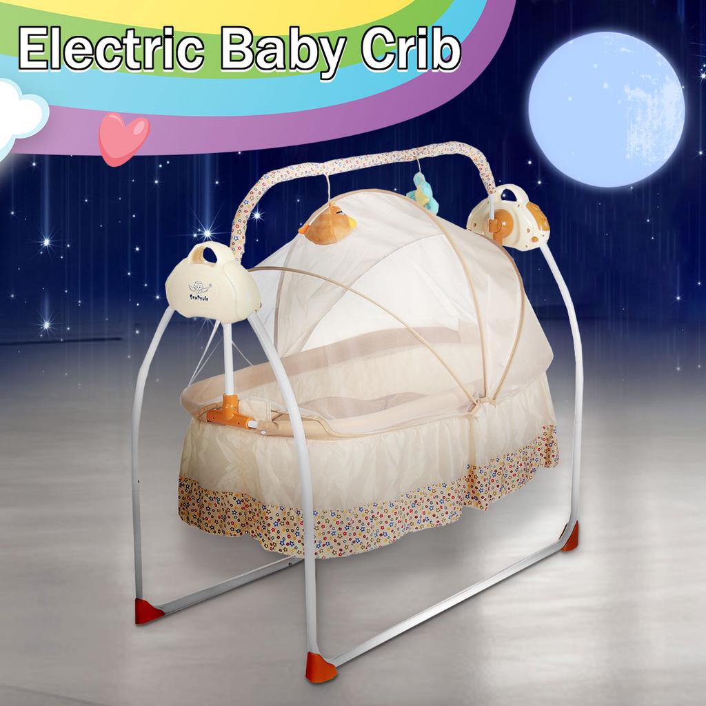 Buy Big Auto-Swing Bed Baby Cradle Space Electric Crib Cradle