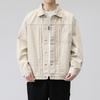 Denim Jacket Men's New Spring Fashion Brand Hong Kong Wind Trend Cargo Loose Casual Coat Fashion Everything Top