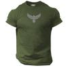 Eagle T Shirt Gym Clothing Bodybuilding Training Workout Exercise Fitness Top