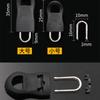 Universal Zipper Head Accessories Removable Pull Lock Replacement Drop Clothes Jacket Bag Universal Repair Small Pull Tab