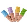 4 Pcs Plant Watering Spikes Slow Release Spiral Terracotta Self Watering Spikes Planter Insert Automatic Watering Spikes for Indoor Outdoor Plants