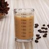 Multipurpose Heat Resistant Glass Jigger Multifunctional Glass Measuring Cup with 120ml Capacity for Cooking and Baking
