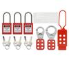BHBL Lockout Tagout Kit -Lockout Tagout Tag, Nylon Tie, Nylon Storage Bag, RedSafety Padlock, Lockout Tagout Locks (Red Kit)