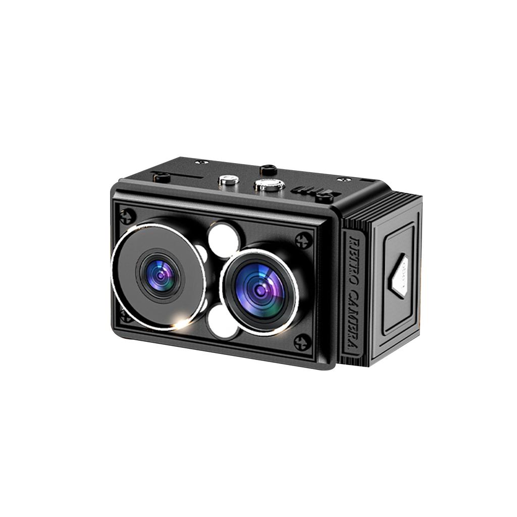 S11   Retro Dual Lens CCD Camera Portable TLR Camera Infrared Night   Digital Camera