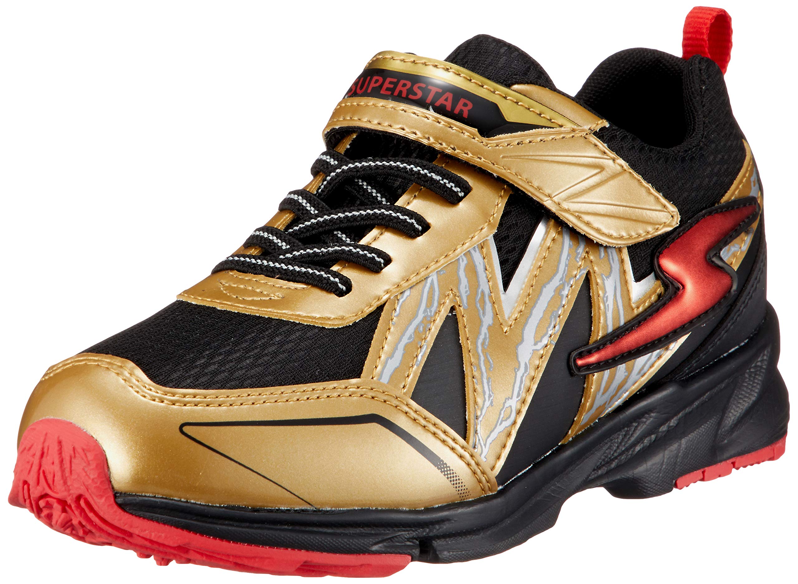 

For both rain and cm [Superstar] Sneakers, Waterproof, Wide, 3E, 16-25cm, 0.5cm, Boys, Kids, shine, SS, J7109AZ, Gold, 19.0 золотой