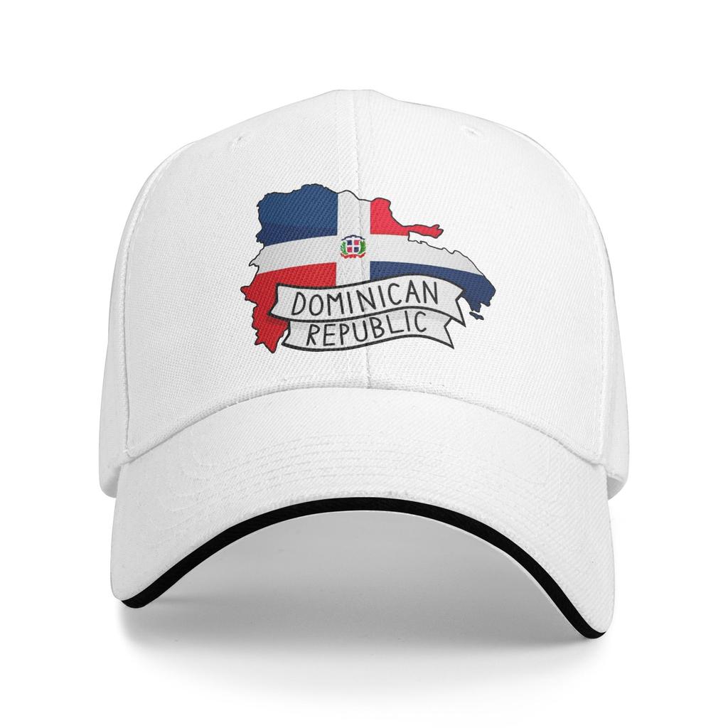 Fashion DR Dominican Republic Golf Hat for Unisex Women Headwear Formal Golf Adjustable Sun Hats