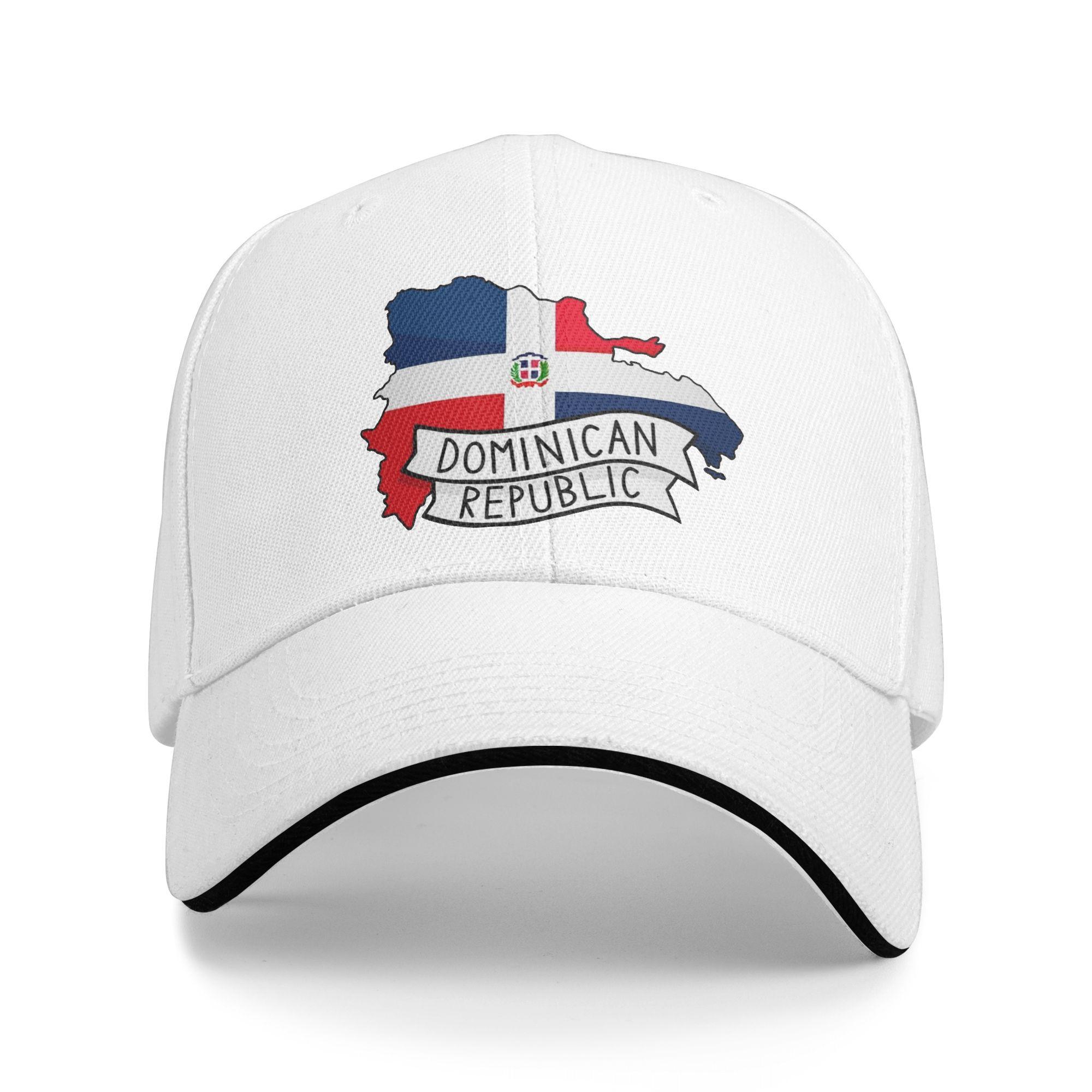 Colorbobble CAP DR Dominicaanse Republiek Merchandise Unisex Dames Baseballpet Truckerpet Klassieke Formele Hoofddeksel Verstelbare Pasvorm Zonneklep Adjustable
