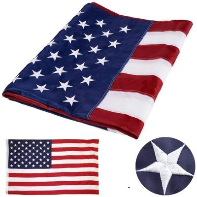 Us Flag Double Sided Printed Polyester American Grommets USA 150x90cm Floating