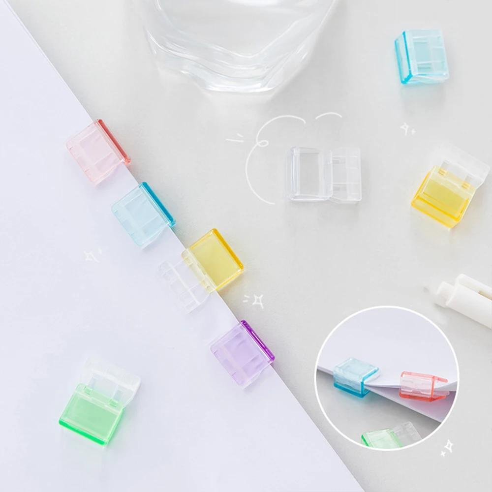 30 Mini Colorful Transparent Paper Clips - The Perfect Choice for Office And School Documents, Bookmarks, And Page Markers