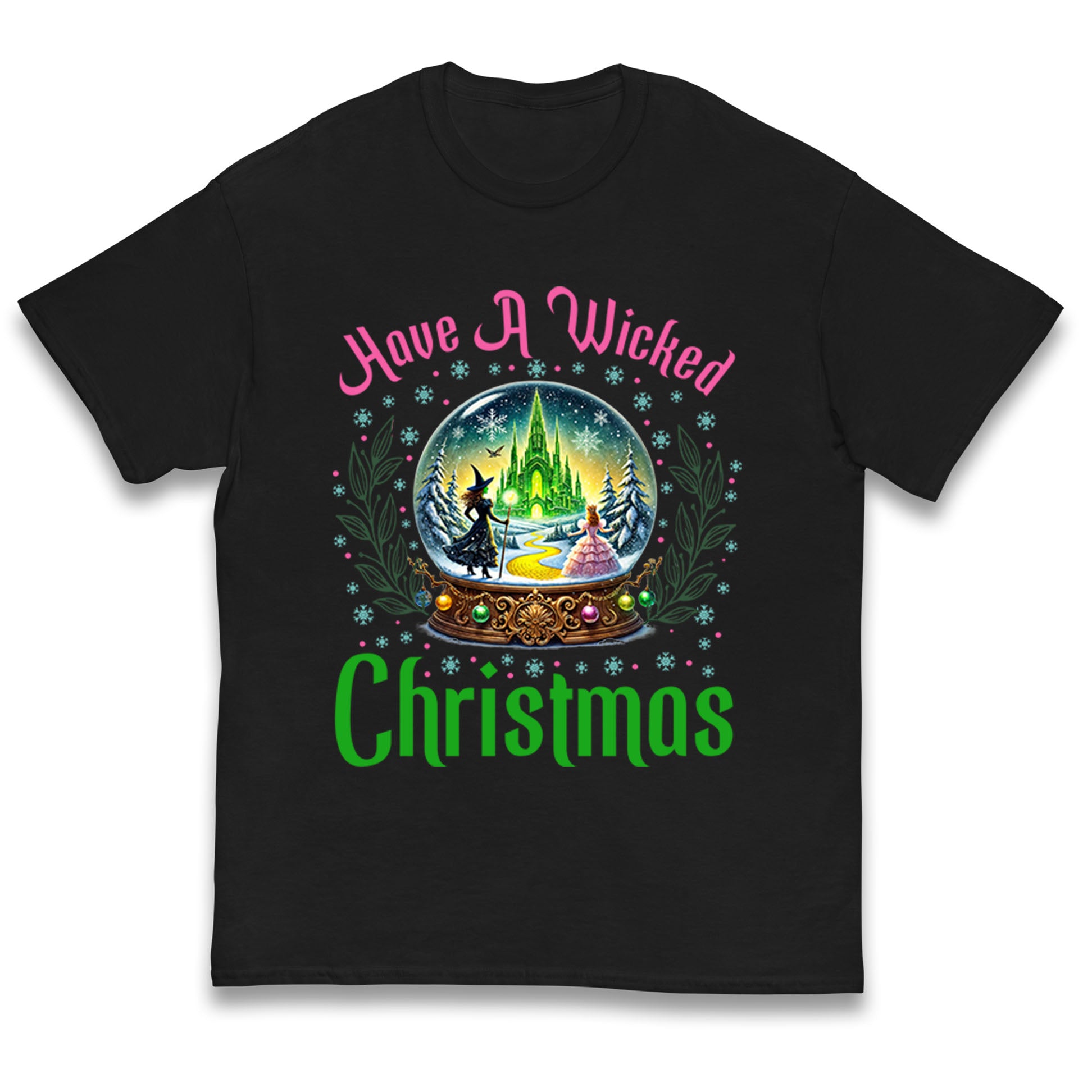 Have A Wicked Christmas Globe Kids T Shirt 100