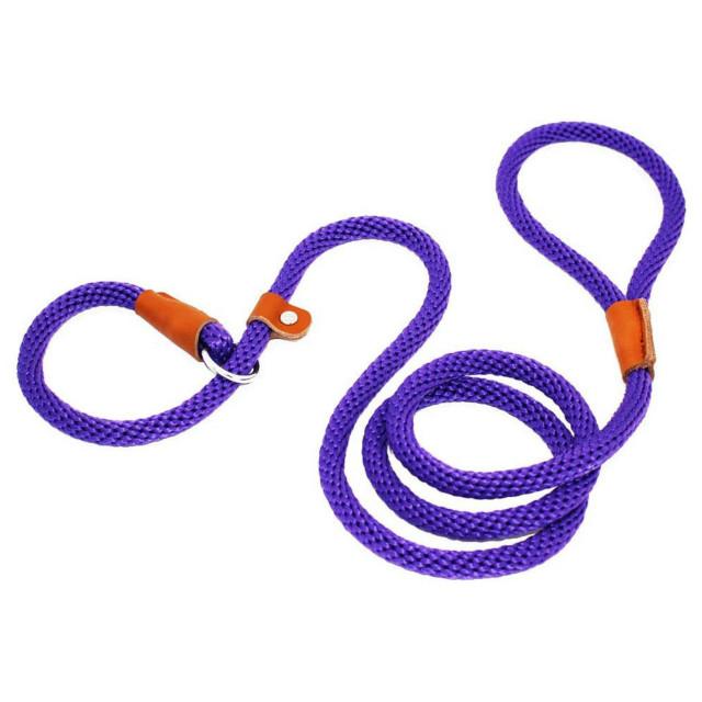 Hundehalsband, Hundeleine, Schlupfleine, robustes geflochtenes Seil, verstellbares Schlaufenhalsband, Trainingsleinen für mittelgroße und große Hunde