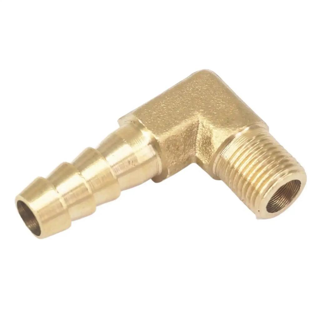 2pcs Elbow Fit Hose I.D 3-25mm Barbed To 1/8" 1/4" 3/8" 1/2" 3/4" BSP M6 M8 M10 M12 M14 M16 Male/Female Hex Brass Pipe Fitting