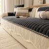 New Cream Style Sofa Cushion Solid Color Winter Thick Anti Scratch Wear-resistant Skin Friendly Anti Slip Warm Cover Cloth Towel