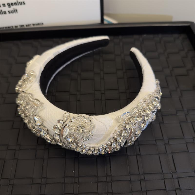 

Блестящие повязки на голову со стразами синего, зеленого и черного цвета, широкие головные уборы для женщин, аксессуары для волос, ювелирные изделия, подарки