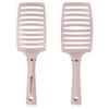 BEWAVE Hair Brush for Blow Breathable Curved Detangling Brush for Men and and Straight Pink Drying, Women, Wet, Dry, Curly, Thick, Hair,