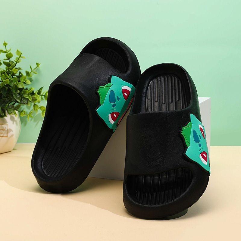 

Вдохновленные персонажами мультфильмов домашние тапочки для мальчиков с мягкой ЭВА подошвой и противоскользящим дизайном 27cm чёрный