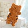 Realistic Texture Simulation Black Cat Plush Doll Soft Brown Cat  Plush Doll  Birthday Gift