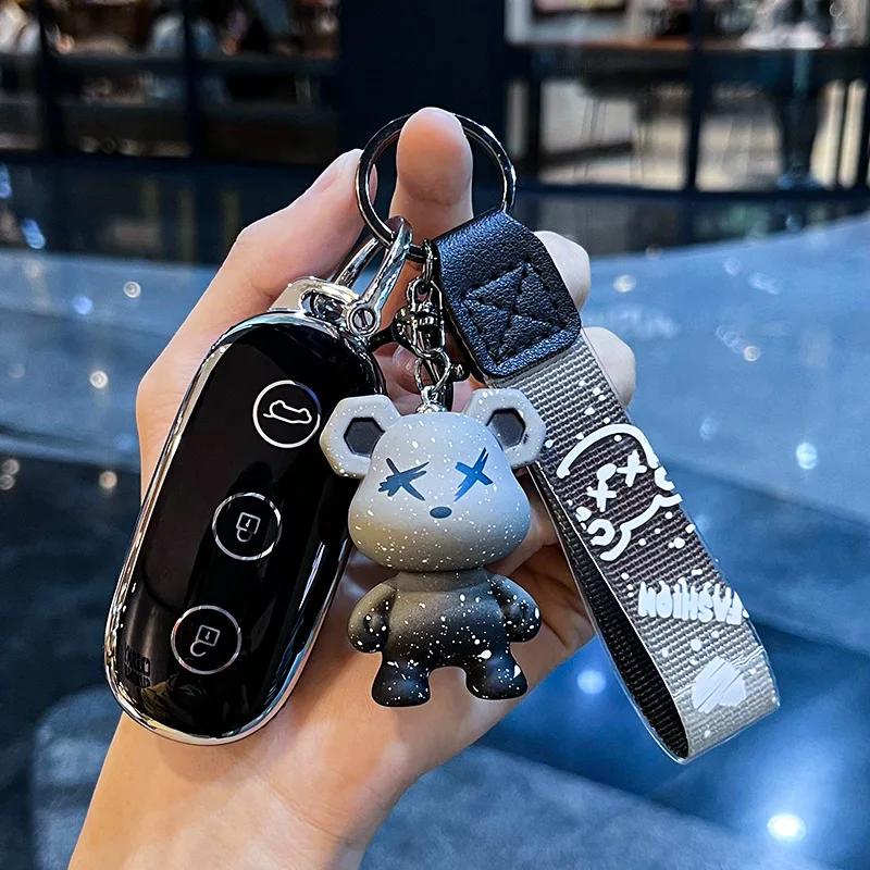 

Car Key Case Cover For Lixiang Leading Ideal L7 L8 L9 Li Auto Smart Remote Holder Keychain Bag Protection Shell Accessories
