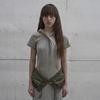 Lcdc Tm Hooded Twisted Dress (Melange Gray)