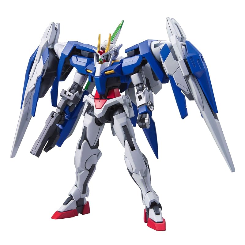BANDAI SPIRITS HG Mobile Suit Gundam 00 Double O Riser + GN Sword III 1/144 Scale Pre-Colored Plastic Model Kit