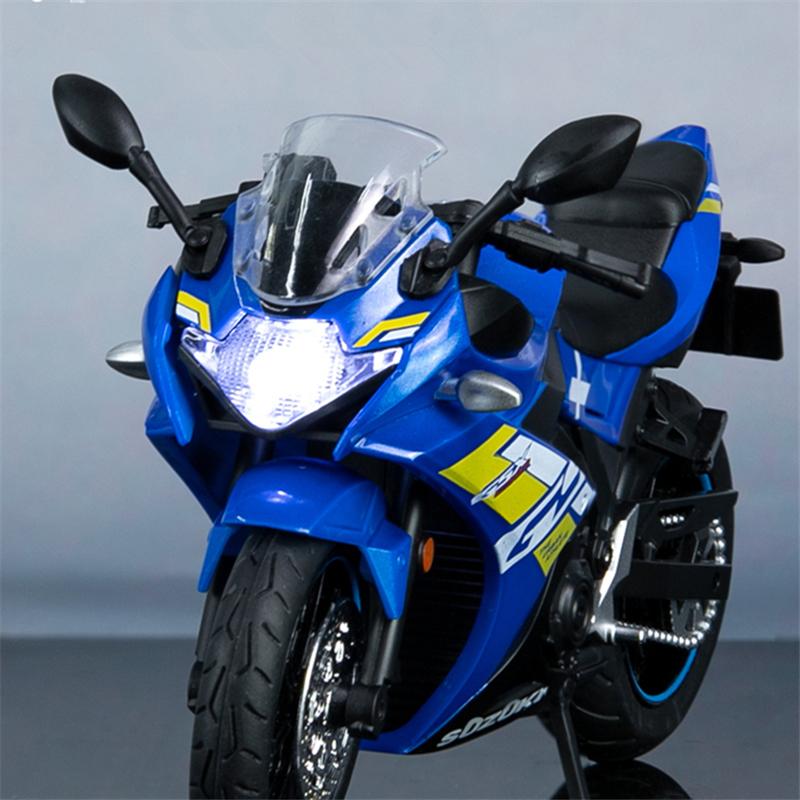 1/12 Suzuki GSX-250R Legierung Rennmotorrad Modell Simulation Druckguss Metall Wettbewerb Motorrad Modell Sammlung Kind Spielzeug Geschenk