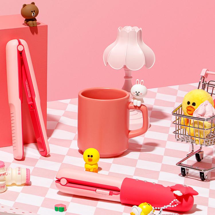 LINE FRIENDS Sally Cordless Mini Curling Iron