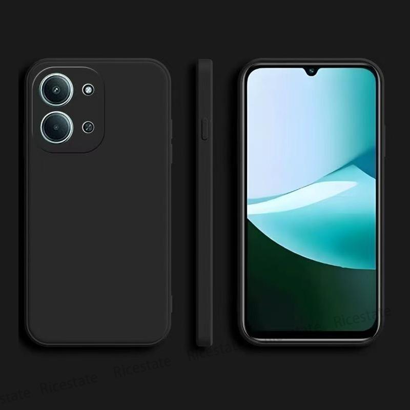 For Xiaomi Redmi 15C 4G 5G Cover Square Liquid Silicone Protective Phone Back Cover Cases For Redmi15c