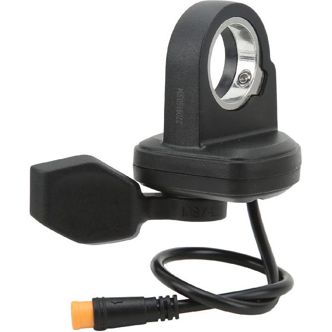 Alomejor Thumb Throttle Universal Replacement Waterproof Connector Thumb Trigger Throttle for Electric Bike Scooter Left Hand